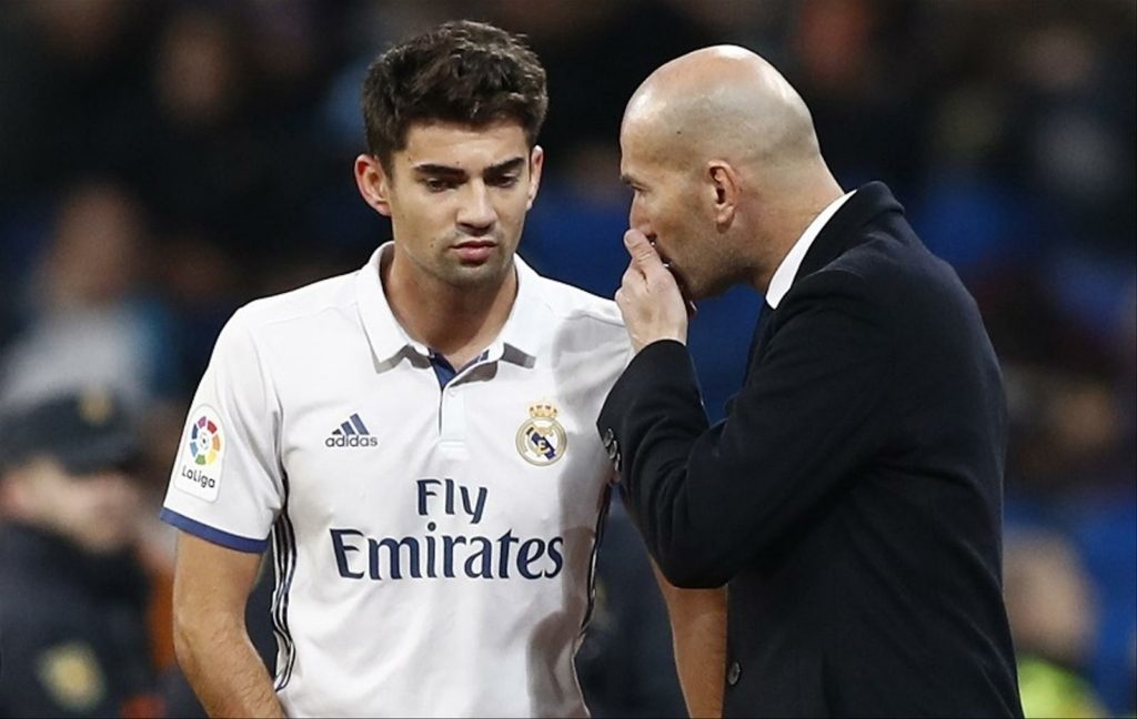 إنزو مع والده زيدان