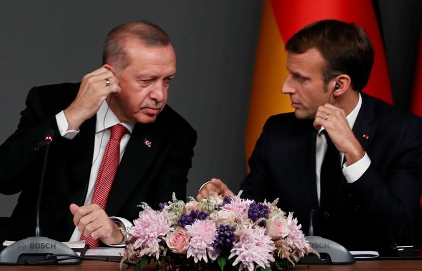 ماكرون أردوغان بايدن ليبيا