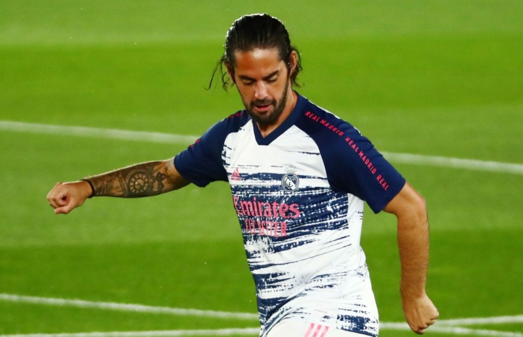 إيسكو اكتفى بعمليات الإحماء خلال الكلاسيكو (رويترز)