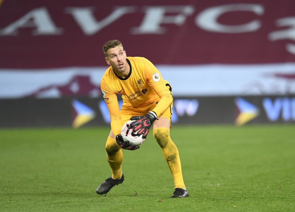 الإسباني أدريان حارس مرمى ليفربول (رويترز)