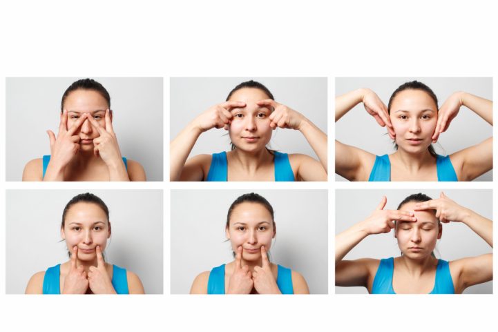 iStock/ يوغا الوجه لإزالة التجاعيد
