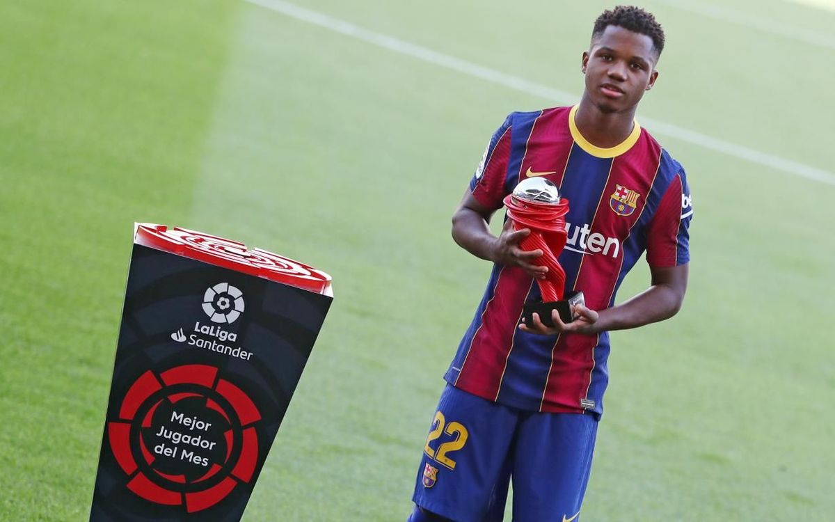 أنسو فاتي نجم برشلونة