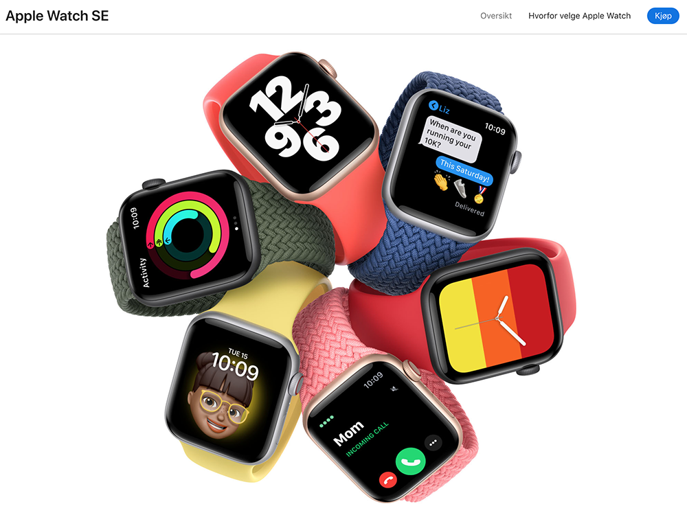 آبل ووتش SE (Apple.com - fair use, review)