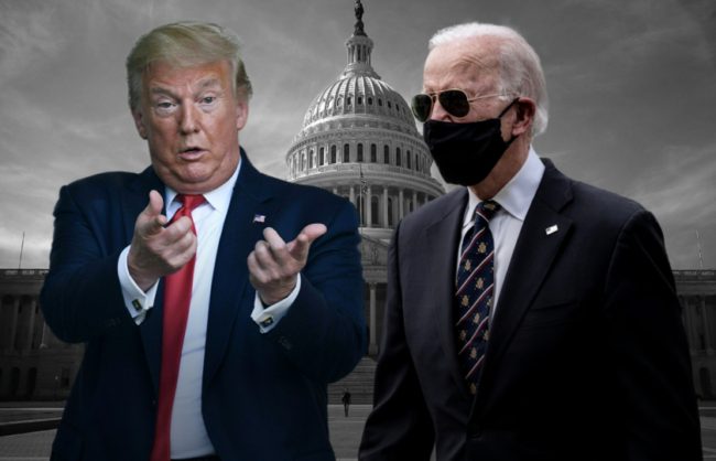 بايدن يتهم الرئيس السابق بتأسيس “شبكة أكاذيب” تهدد الديمقراطية في البلاد، وترامب يرد