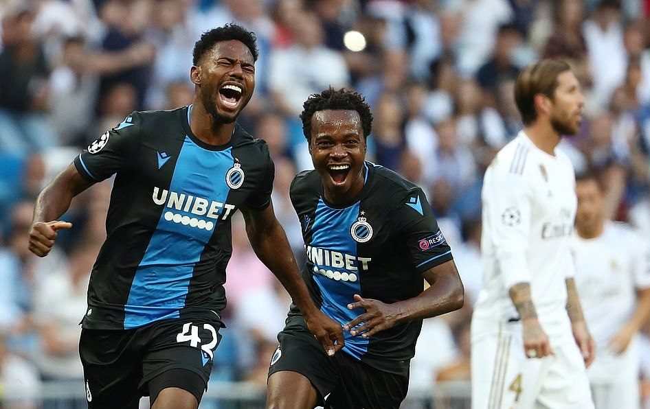 إيمانويل دينيس مهاجم كلوب بروج (رويترز)