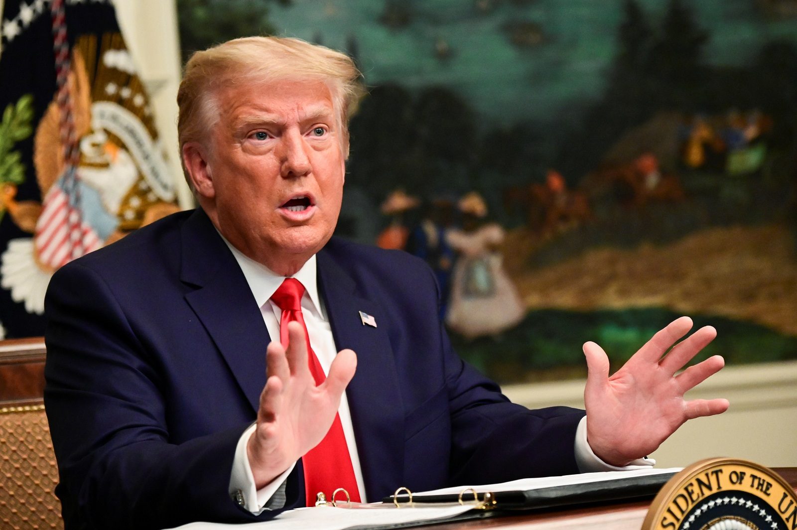 ترامب كورونا