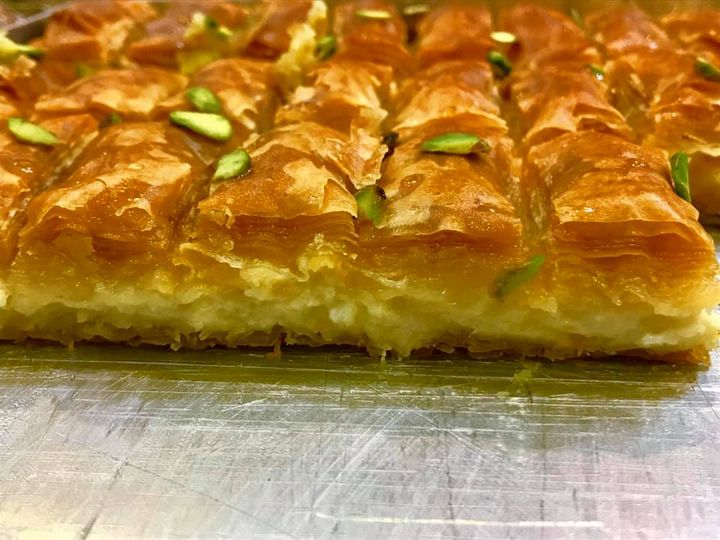 تويتر/ النمورة بالقشطة على الطريقة الدمشقية