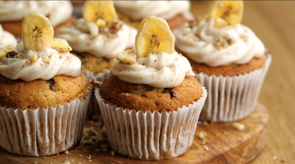 وصفة كاب كيك الموز