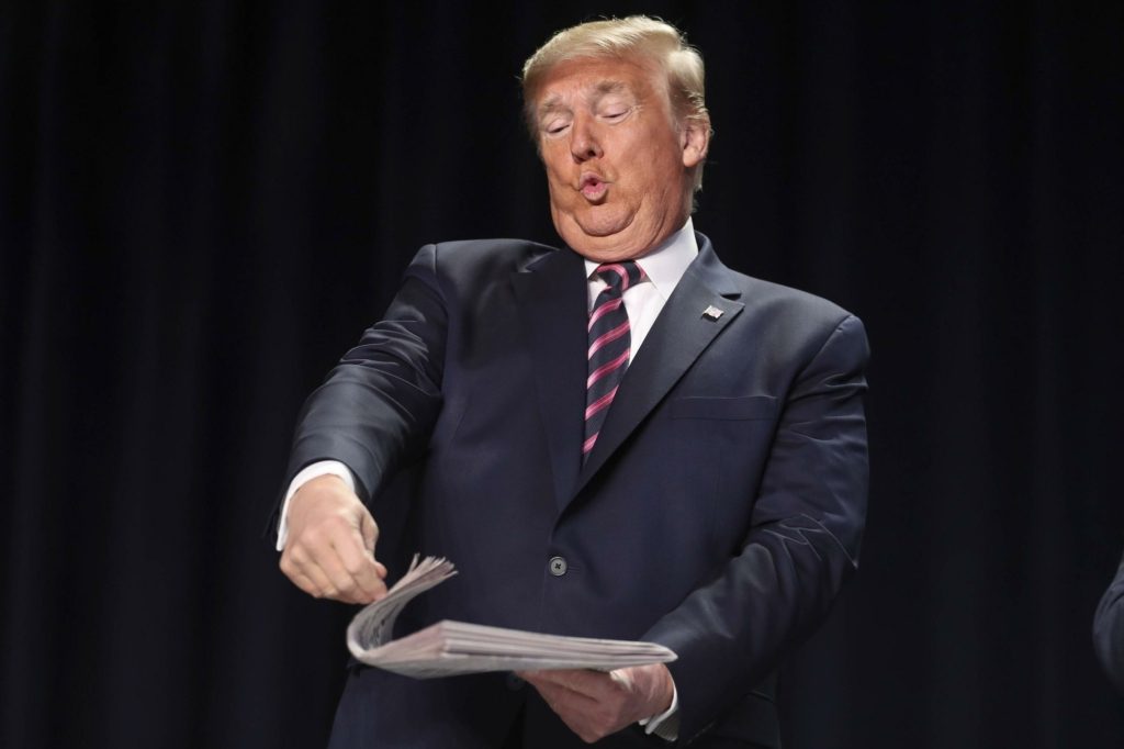 رويترز/ الرئيس الأمريكي المنتهية ولايته دونالد ترامب