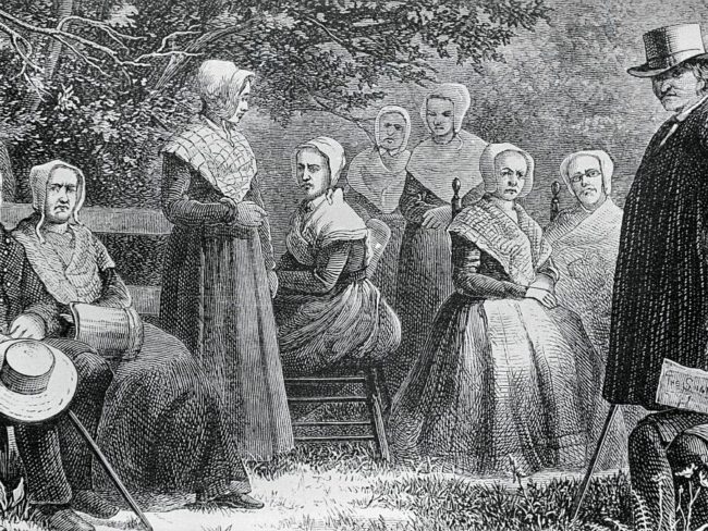 ادعت أن الوحي يزورها واستغلت كسوف الشمس لتقنع أتباعها أنها تجسيد للمسيح.. آن لي، مؤسسة طائفة “الهزازين”