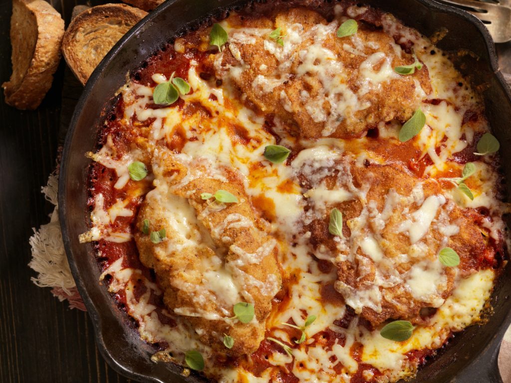 وصفة دجاج البارميزان