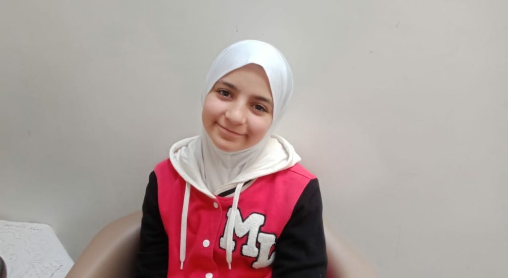 التلميذة سندس (خاص)