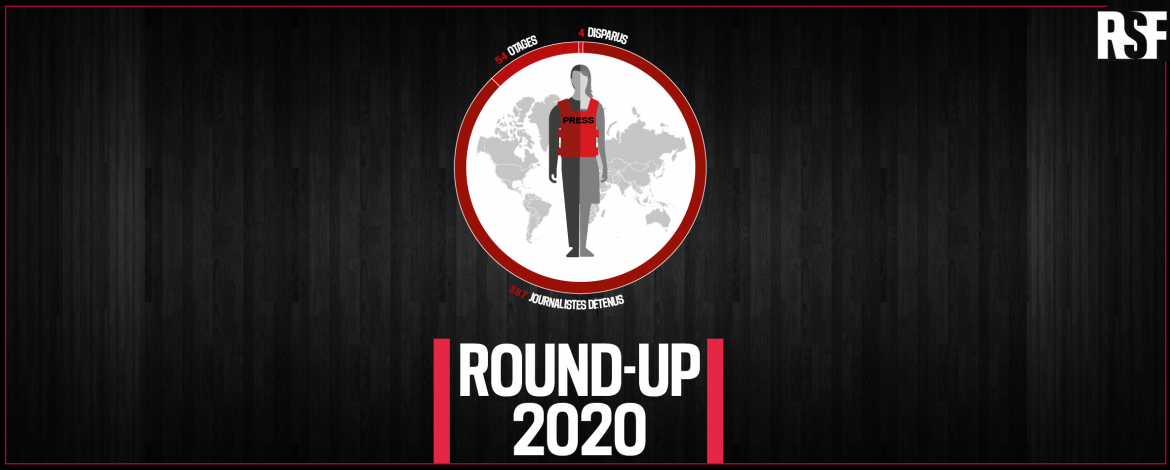 غالبيتهم في دول لا تشهد حروباً.. “مراسلون بلا حدود” توثق مقتل 50 صحفياً خلال عام 2020