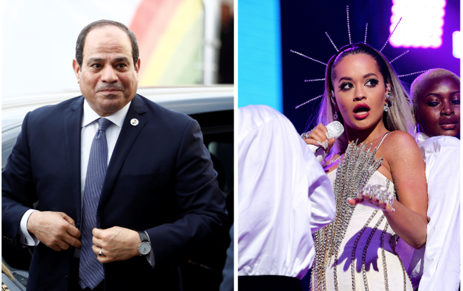 السيسي مغنية بريطانية عيد ميلاد