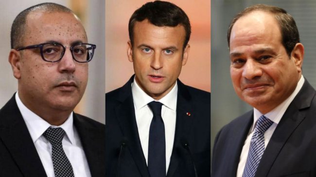 فرش السجاد الأحمر للسيسي وأساء استقبال المشيشي.. لماذا تعمد ماكرون إهانة رئيس وزراء تونس خلال زيارته لباريس؟