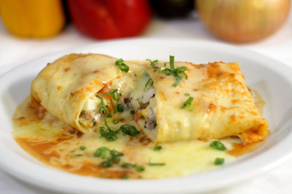 Shuttershock/ كريب الدجاج بصوص الكريمة والفطر