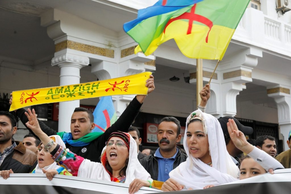 مظاهرة للأمازيغ في العاصمة الرباط / رويترز