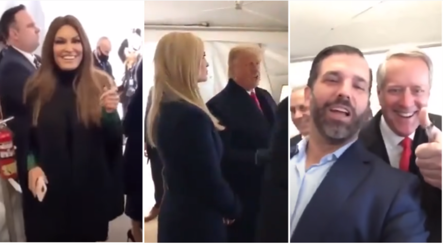 اقتحام الكونغرس فيديو عائلة ترامب