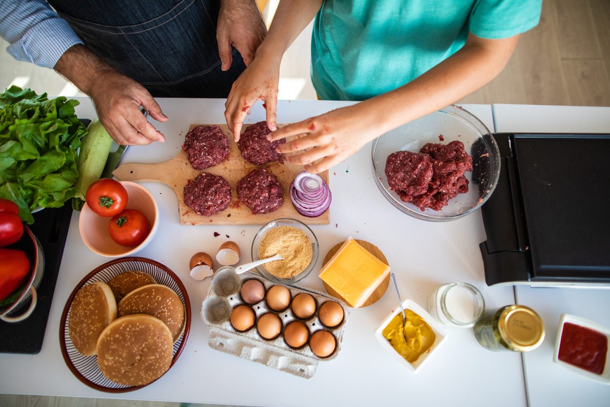 وصفة البرغر المنزلي