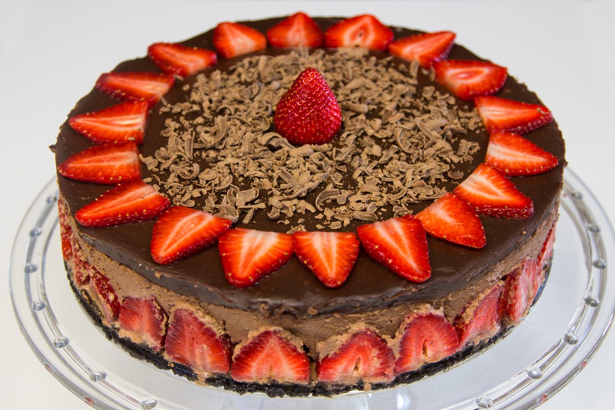 كعكة موس الشوكولاتة