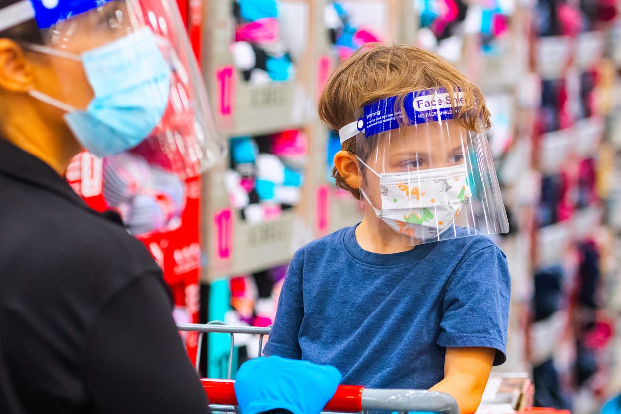 أقنعة الوجه البلاستيكية