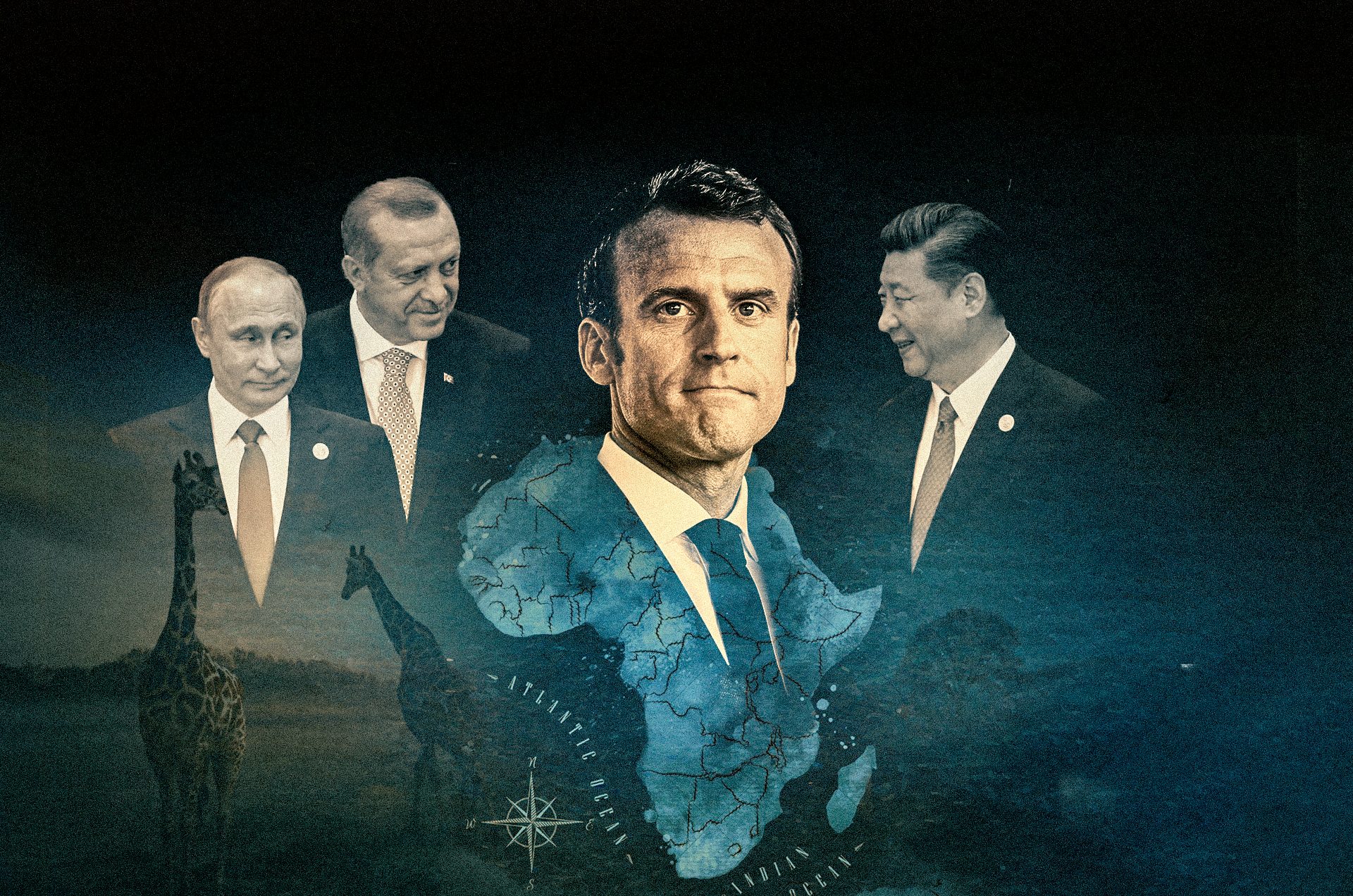 روسيا والصين وتركيا.. 3 دول تهدد بإنزال فرنسا من عرشها الإفريقي