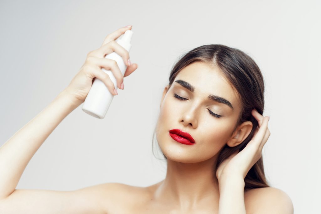 استخدام بخاخ التثبيت