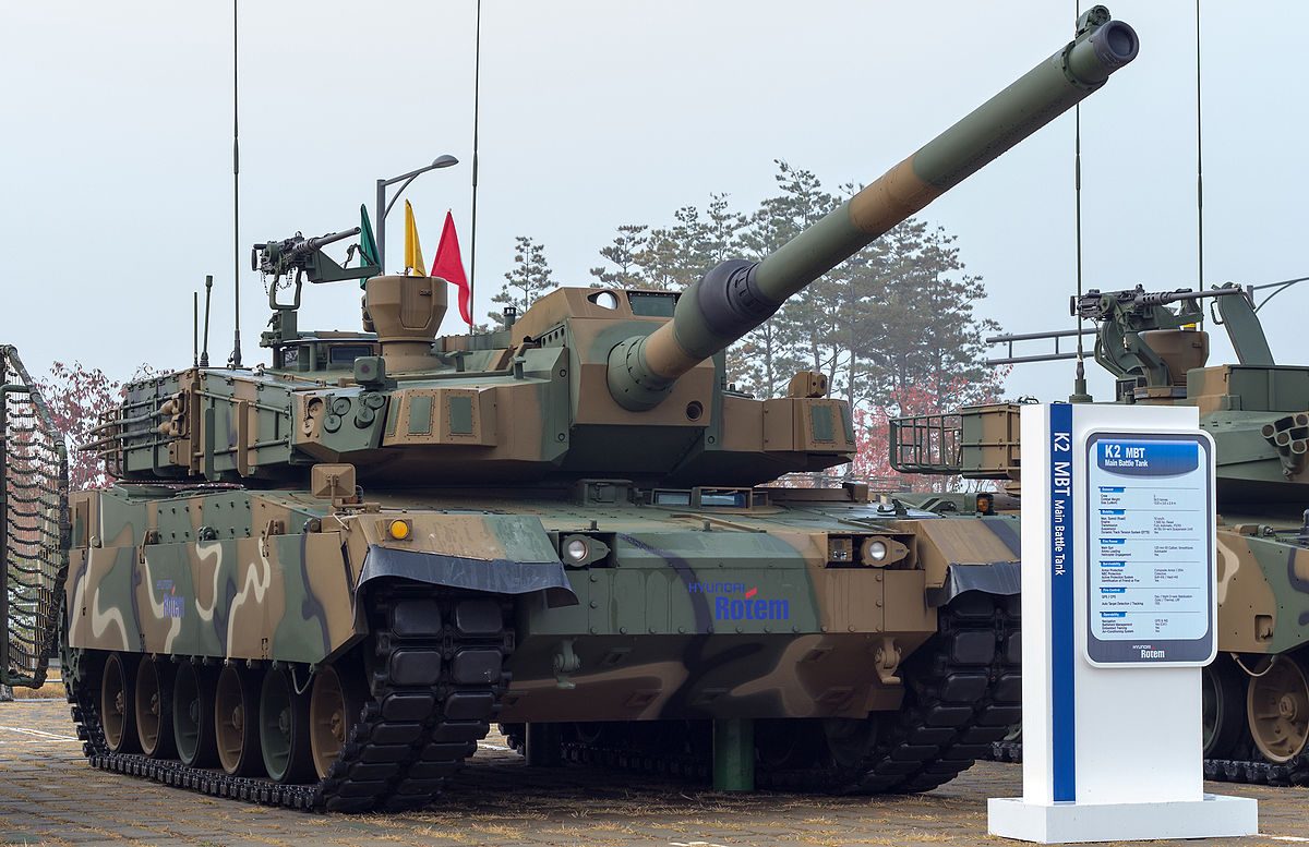 الدبابة الكورية كي 2 Panther التي تعتبر الأقرب للدبابة التركية/ويكيبدبا