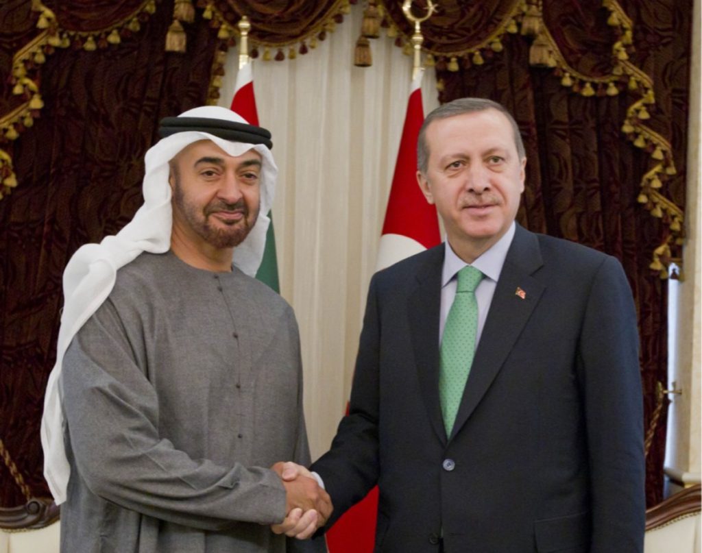 محمد بن زايد أردوغان تركيا الإمارات