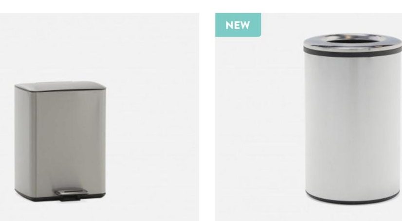 أسماء عربية على سلال قمامة