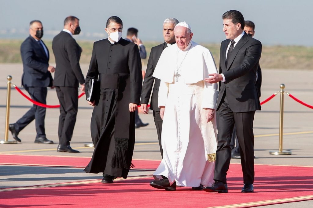 البابا فرنسيس يزور أربيل والموصل