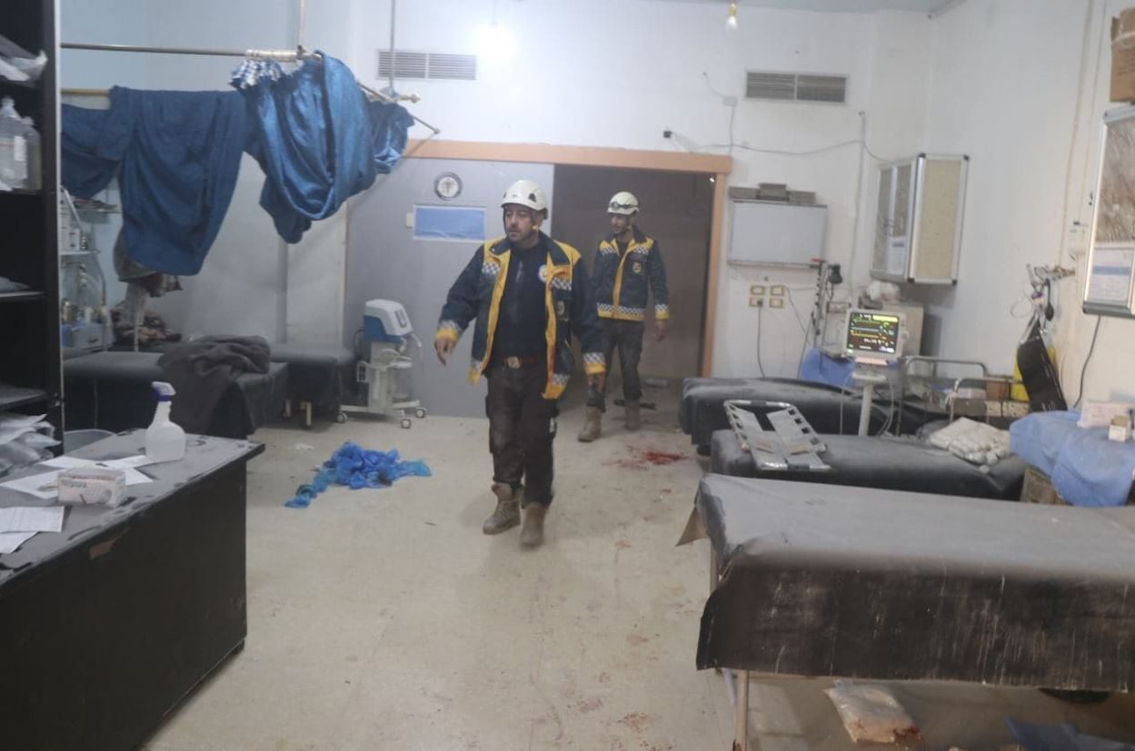 قوات الأسد قصف مستشفى الأتارب