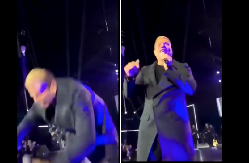 عمرو دياب يسقط