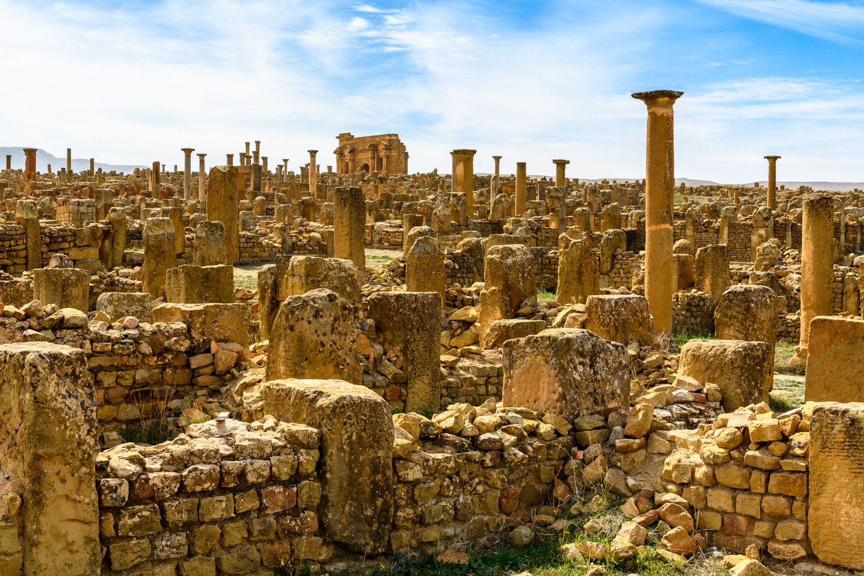 iStock/ مدينة تيمقاد الرومانية