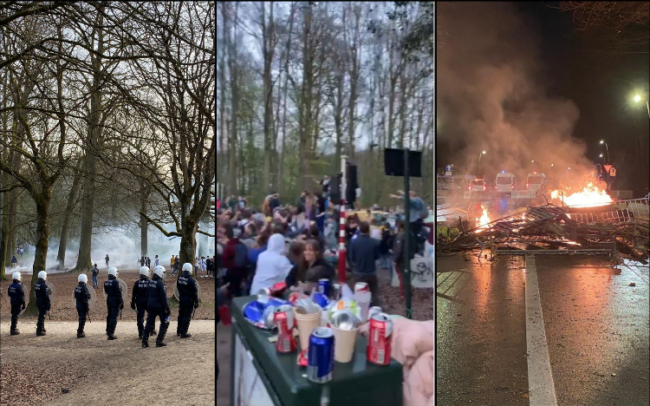 “كذبة أبريل” تتسبب في مواجهات بين الشرطة البلجيكية وآلاف الشباب.. حضروا لحفل موسيقي وهمي (فيديو)
