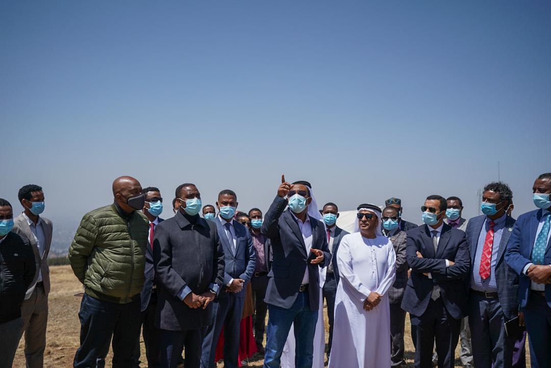 آبي أحمد خلال إطلاقه مشروع استخدام تقنية "الاستمطار الصناعي"