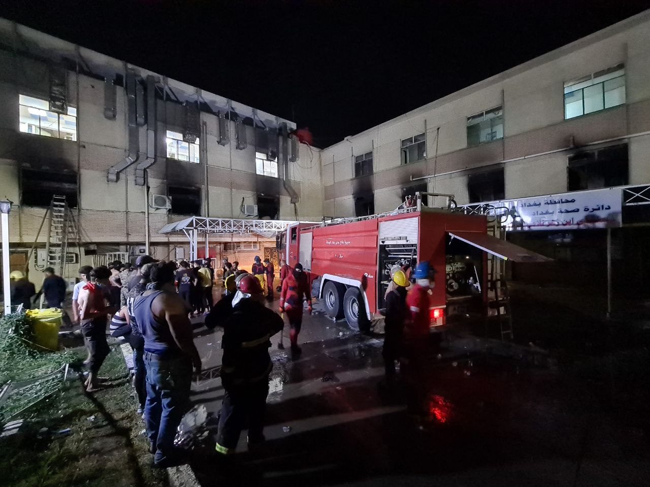 الحريق أثار ذعراً وهلعاً بين المرضى وذويهم