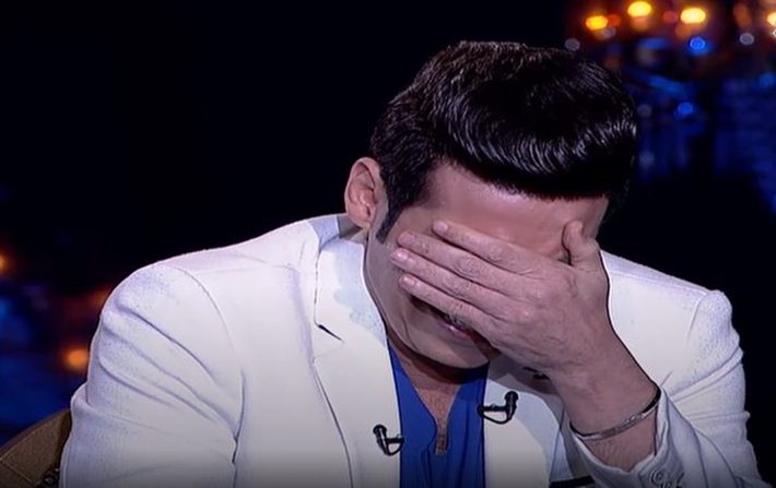 بكاء سعد الصغير على الهواء