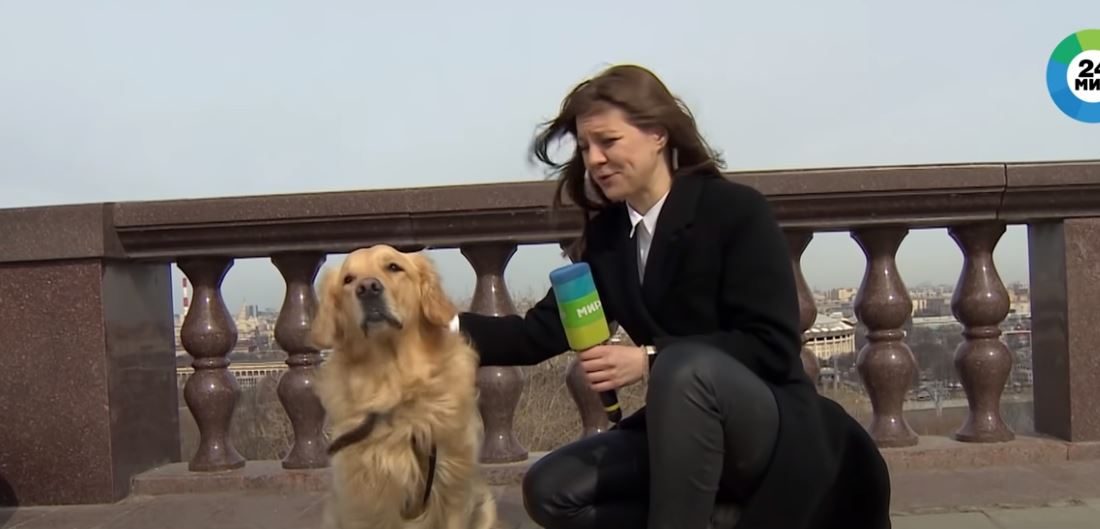 روسيا مراسلة صحفية