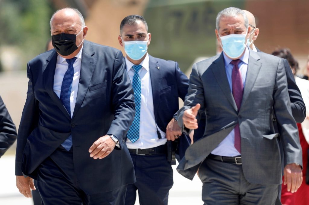 تفاصيل زيارة وزير الخارجية المصري لرام الله