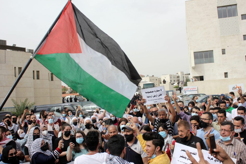 مظاهرات الأردنيين في عمان/ الأناضول