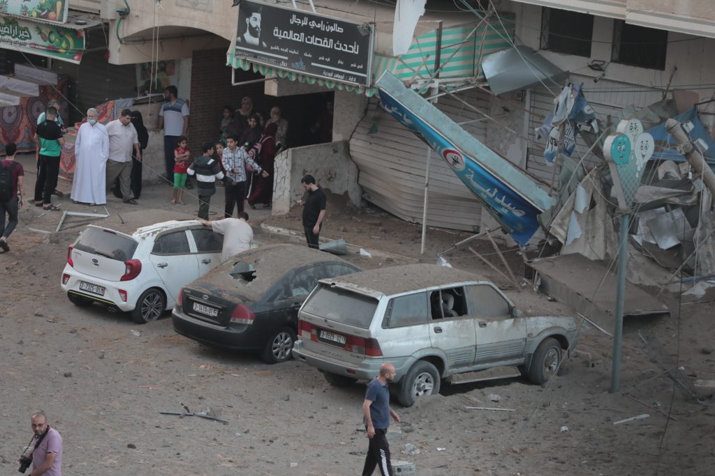 قصف إسرائيلي على قطاع غزة/ منصات التواصل