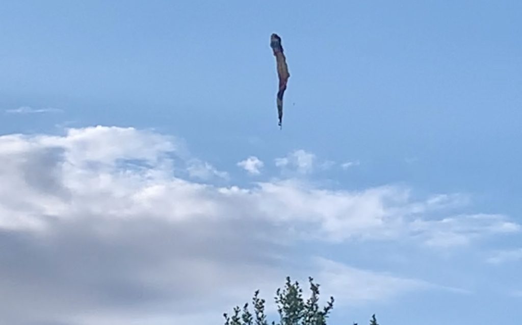 فيديو لسقوط منطاد