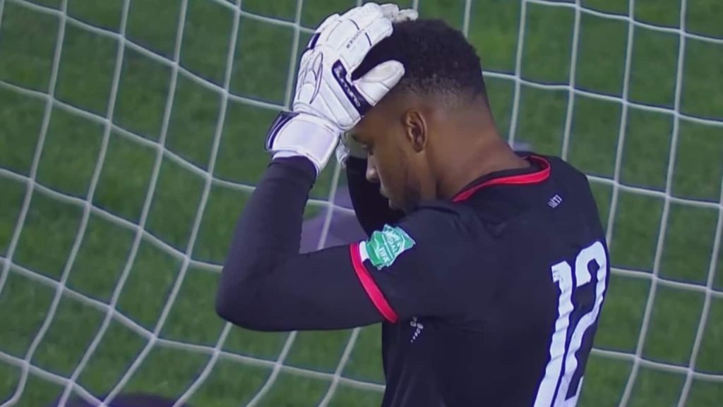 حارس هايتي ارتكب خطأ فادحاً