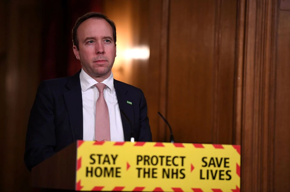 وزير الصحة البريطاني مات هانكوك