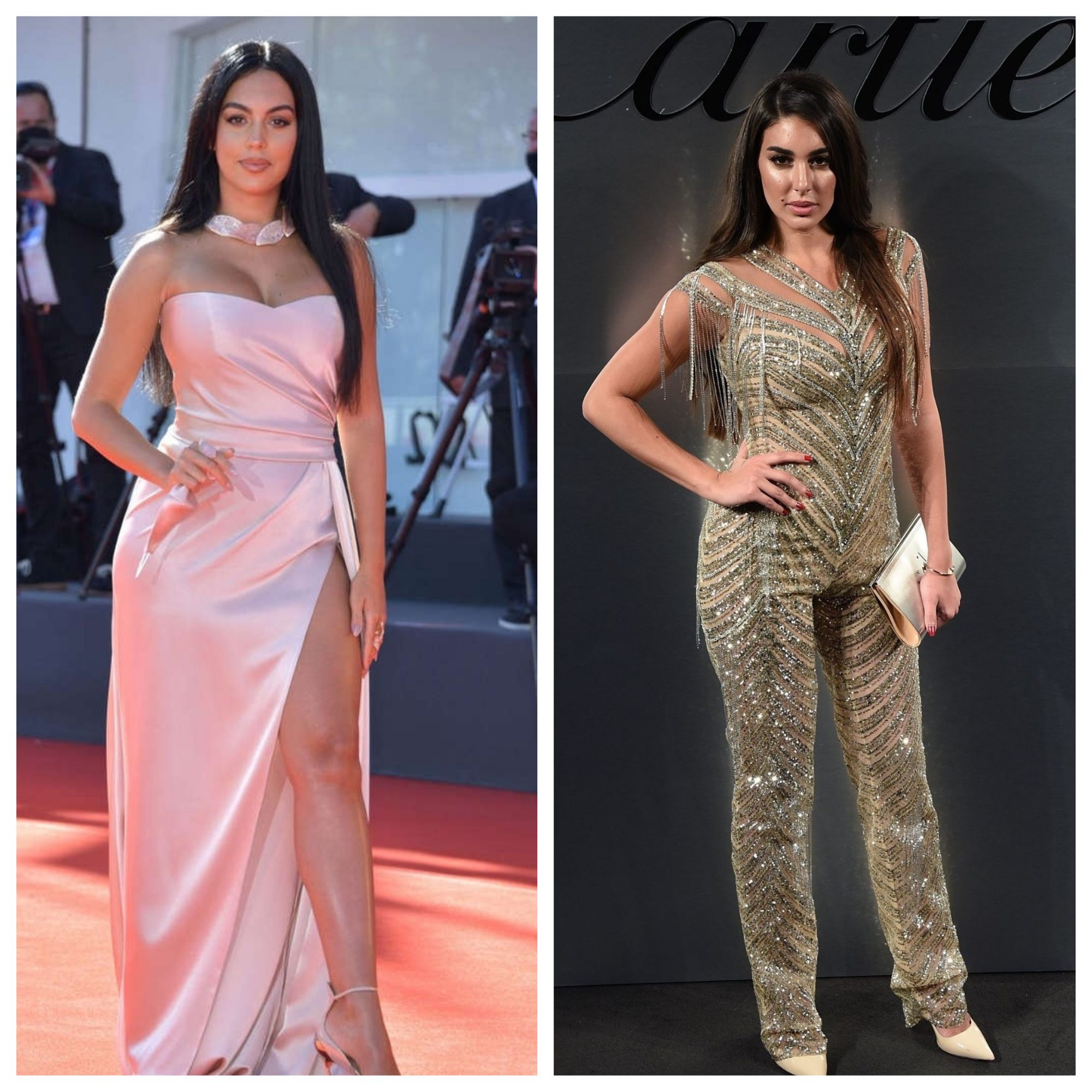 إطلالات ياسمين صبري وجورجينا "نسخة طبق الأصل"! في الحقيقة هناك تفسير لذلك