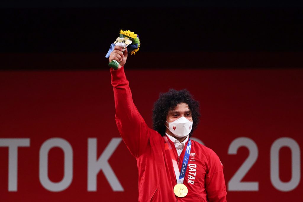 الرباع القطري فارس إبراهيم (رويترز)