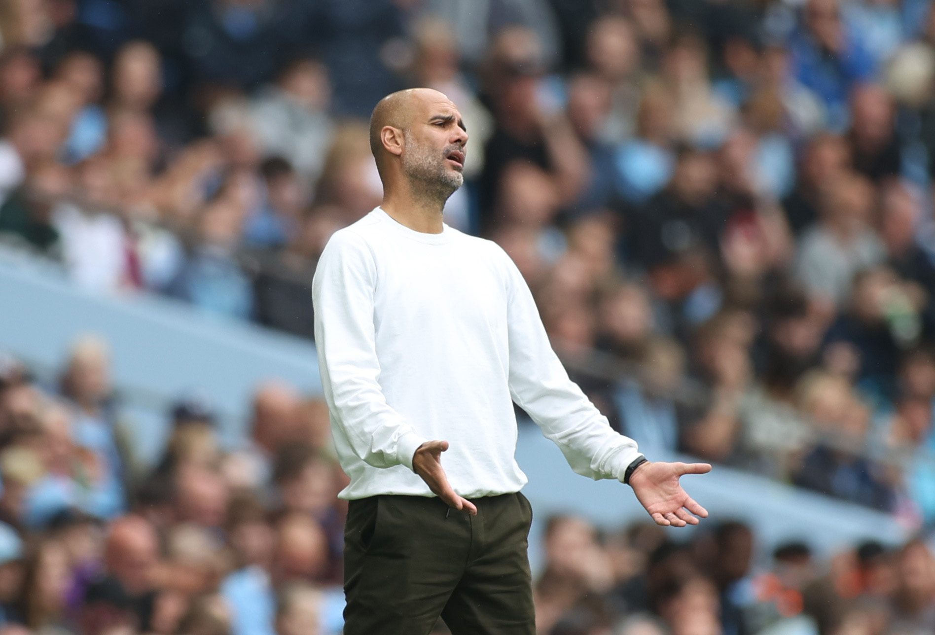 بيب غوارديولا مدرب مانشستر سيتي (رويترز)