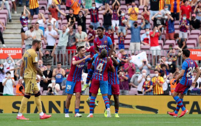 مباراة خيتافي تُعيد الأمل لبرشلونة.. 8 شبان شاركوا في الفوز أحدهم لم يتجاوز 17 عاماً