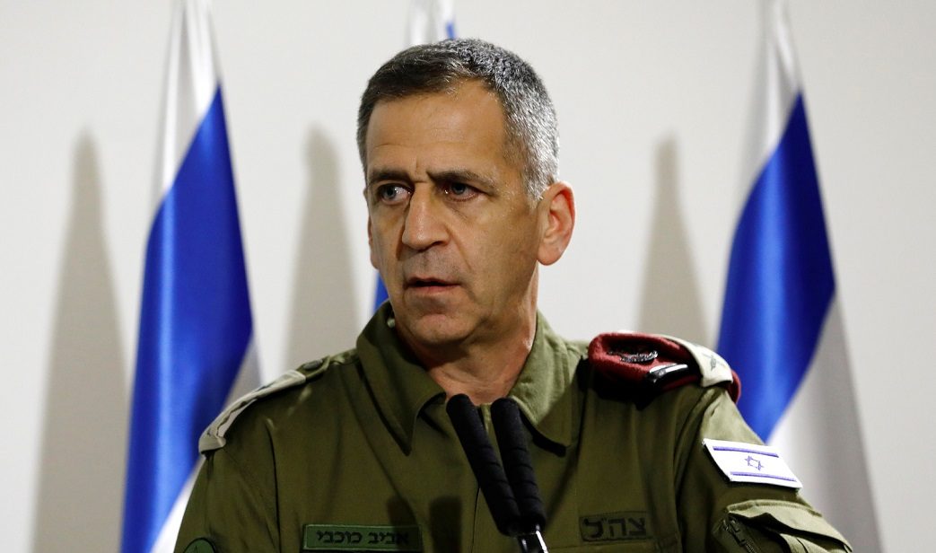 قائد الجيش الإسرائيلي إسرائيل